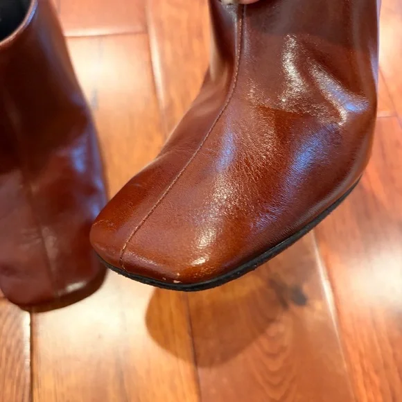 Dries Van Noten Brown Leather Mules